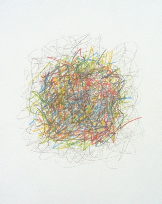 Marlise Senzamici | "Play Around_#3" | Graphite and color pencil on acid-free paper | 10 x 8 in.