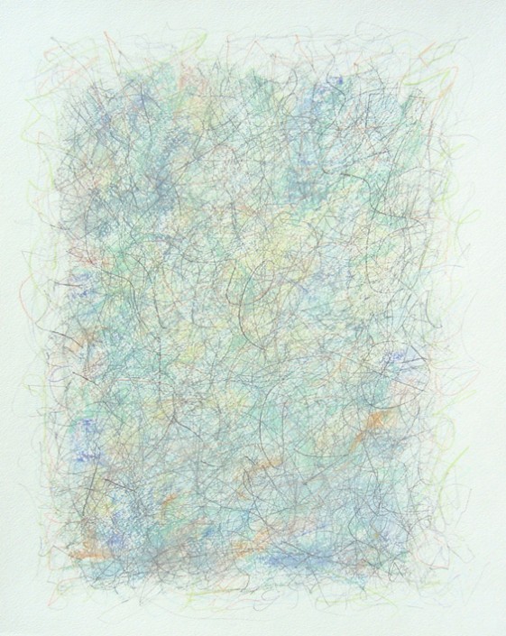 Marlise Senzamici | "Fox Creek_GSB #40" | Graphite and color pencil, and chalk on acid-free paper | 20 x 16 in.