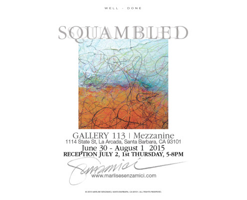 "Squambled-wYelo" Artists' Reception Announcement